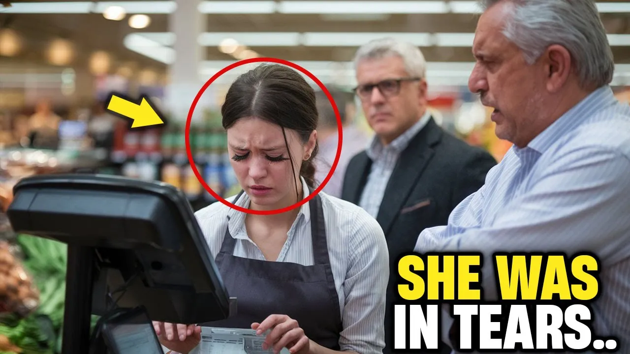 Outline Video A Cashier Breaks Down in Tears After a Customer's Cruel Words. The Undercover CEO Steps In