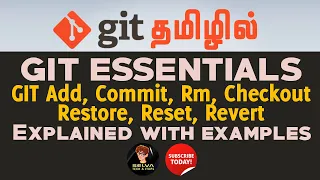 GIT in Tamil GIT Basics GIT Commands Git Tutorial for Beginners