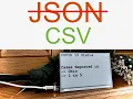 CDC changed the format for the COVID 19 data - from JSON to CSV