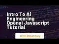 Intro to ai engineering openai javascript tutorial