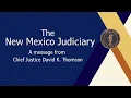 A message from Chief Justice Thomson