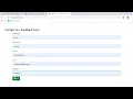 Create Simple Working Contact Form Using PHP MySQL HTML and Bootstrap 4