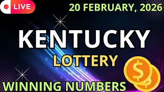 Kentucky Midday Lottery Results For - 20 Feb 2026