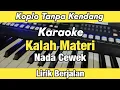 Download Lagu Karaoke - Kalah Materi Koplo Tanpa Kendang Nada Cewek Lirik Berjalan
