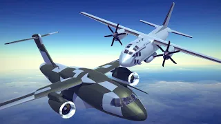 Airplane Crashes, Satisfying Destruction & Military Combat #8 | Besiege