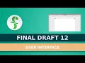 Using And Customizing The Final Draft 12 User Interface