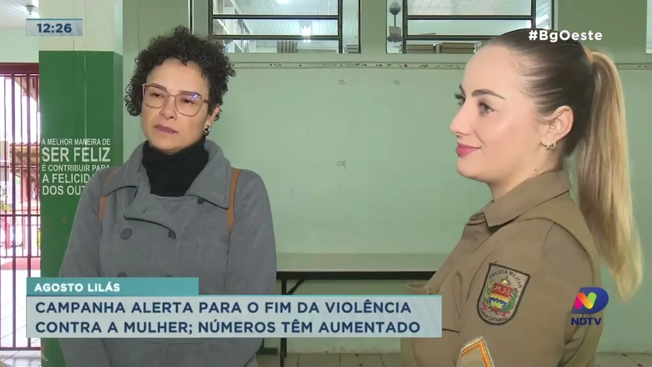 Agosto lilás: Campanha alerta para o fim da violência contra a mulher