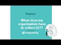 When Does My Nonprofit or Charity Need to Collect GST