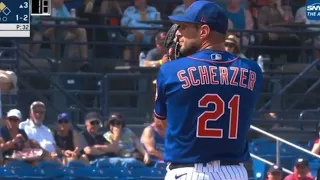 Max Scherzer Messing With Hitter s Timing Using Pitch Clock