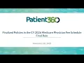 Finalized Policies in the CY 2026 Medicare Physician Fee Schedule Final Rule