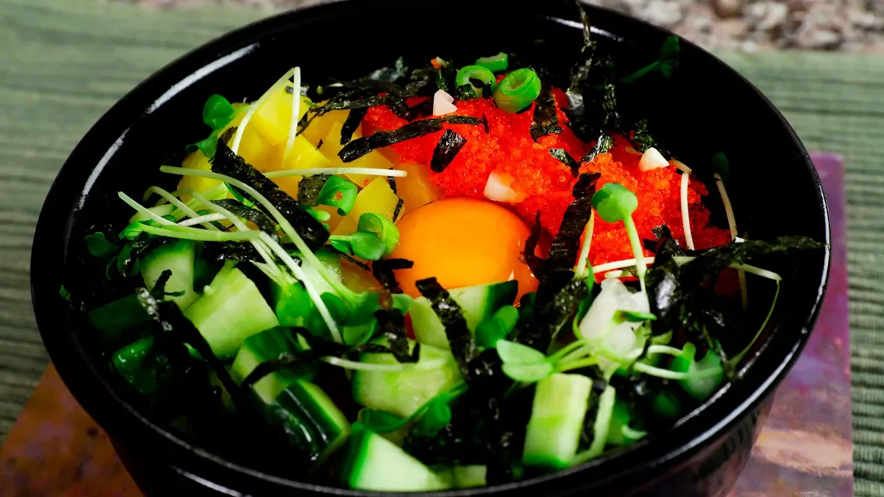 Fish roe bibimbap (Al-Bap: )