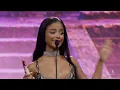 Tyla wins the AfriPure International Achievement Award at SAMA32