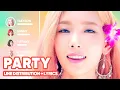 Girls' Generation - PARTY (Line Distribution + Lyrics Karaoke) PATREON REQUESTED