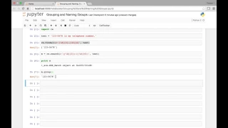 Regular Expressions Grouping and Naming Groups