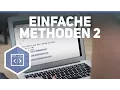 Simple Methods With Return Type - Functions in Java 2