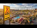 Moab KOA Holiday Review RV Camping Aerial Tour in Moab Utah