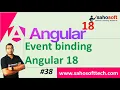 Event binding Data Binding in Angular Angular 18 Tutorials in Hindi