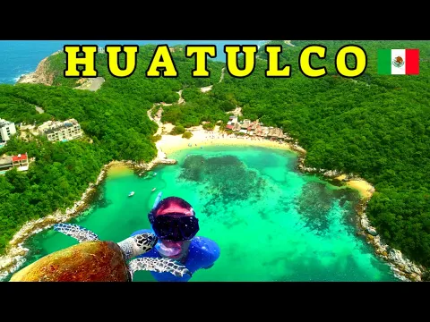 Download MP3 Huatulco the best beach town in Mexico, wonderful bays, coves and beach with clear turquoise waters