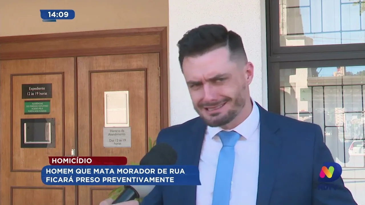 Homem que matou morador de rua fica preso preventivamente