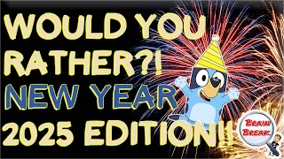 Would You Rather? New Year 2025 Edition! 🎉 This or That 🎉 Fun Fitness Games for Kids 🎉 GoNoodle