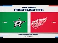 NHL Highlights | Stars vs. Red Wings - December 23, 2025