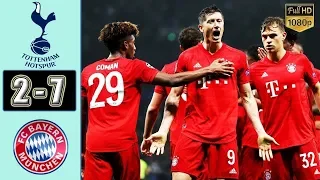 ملخص مباراه الجنون بايرن ميونيخ وتوتنهام 7 2 مباراه جنونية 