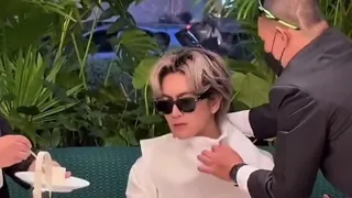 Jay Ma son Ma Yuankun of the richest man in China spotted at the Louis Vuitton Cafe