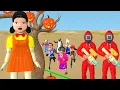 Lagu Squid Game (오징어 게임) vs Scary Teacher 3D Miss T Best of Troll Nick with Coffin Dance Compilation