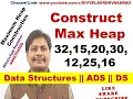 Max Heap Insertion Maximum Heap Insertion Max Heap Insertion Example Construct Max Heap