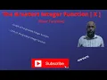 Greatest integer function floor function