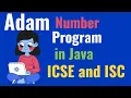 Adam Number in Java ICSE and ISC