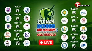 LIVE | Clemon Indoor Uni Cricket 2026 | Day - 3 | Cricket | T Sports