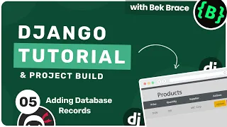 Django Tutorial - Adding Database Records