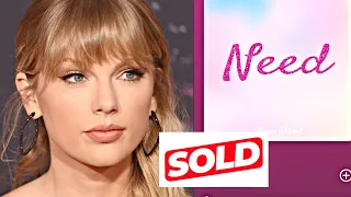 has taylor swift sold the song 