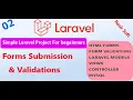 02 - Form Submission Form Validations Learn Laravel With Simple Project Tutorial For Beginners