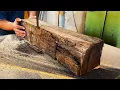 Download Lagu Building A Difficult, Rustic Table From Rotten Old  Railway Sleepers // Woodworking Restore Old Wood