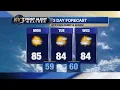 FIRST ALERT WEATHER Staying warm dry on our Monday to kick off the week