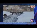 The bulk of the new Panguitch dam is now finished