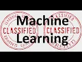 Machine Learning 101 Classification