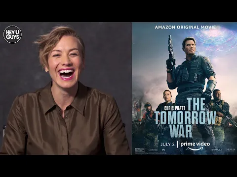 Download MP3 The Tomorrow War - Yvonne Strahovski on working with Chris Pratt on the new sci-fi film