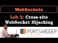 WebSockets 2 Cross-site WebSocket Hijacking