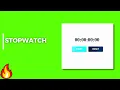 Stopwatch Using HTML CSS And JavaScript Becodewala Javascript Projects