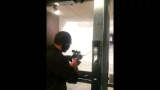 Hunting rifle at shooting range Lancaster Ohio