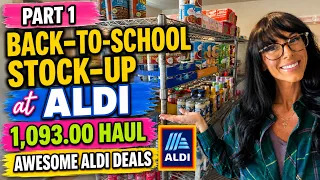 Part One 1 093 00 Back-to-School Aldi Haul Shop with Me Awesome Aldi Deals