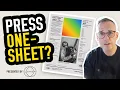 How to Make a Press One Sheet for Artists - FREE TEMPLATE
