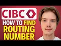 How To Find CIBC Routing Number 2025