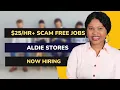 25 Plus Per Hour SCAM FREE Jobs Currently Hiring - ALDI Store Jobs Remote jobs