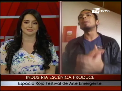 Industria escénica produce espacio rojo festival de arte emergente