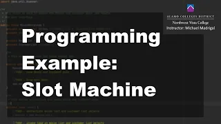 Java 1 Online 6 05 More Conditionals and Loops Slot Machine