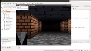 Java 2 5D from scratch - Raycasting test